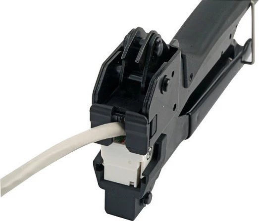 Krimpues rrjeti EFB Elektronik për Keystone UTP RJ-45, i zi