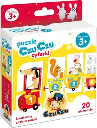 Puzzle numrash CzuCzu 0043 për fëmijë, 20 pjesë