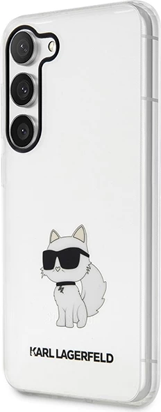 Mbështjellës Karl Lagerfeld Choupette për Samsung Galaxy S23+, transparent