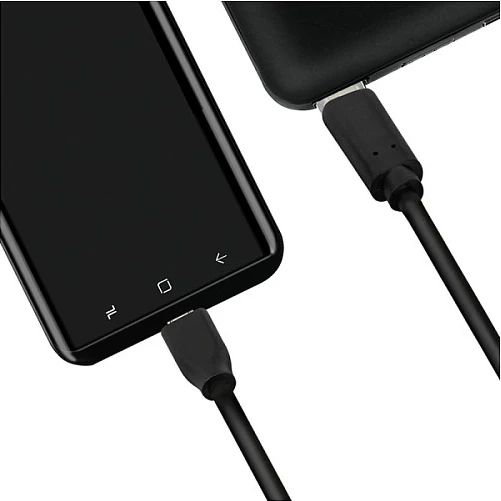 Kabllo USB-C në Micro-USB LogiLink, 1m, e zezë