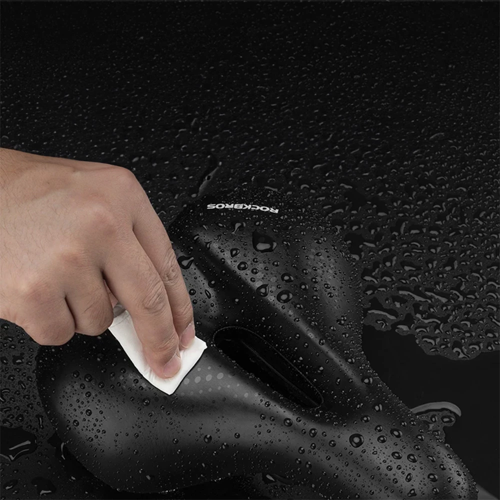 Selinë biçiklete Rockbros 38218916001 MTB, lëkurë ekologjike, e zezë