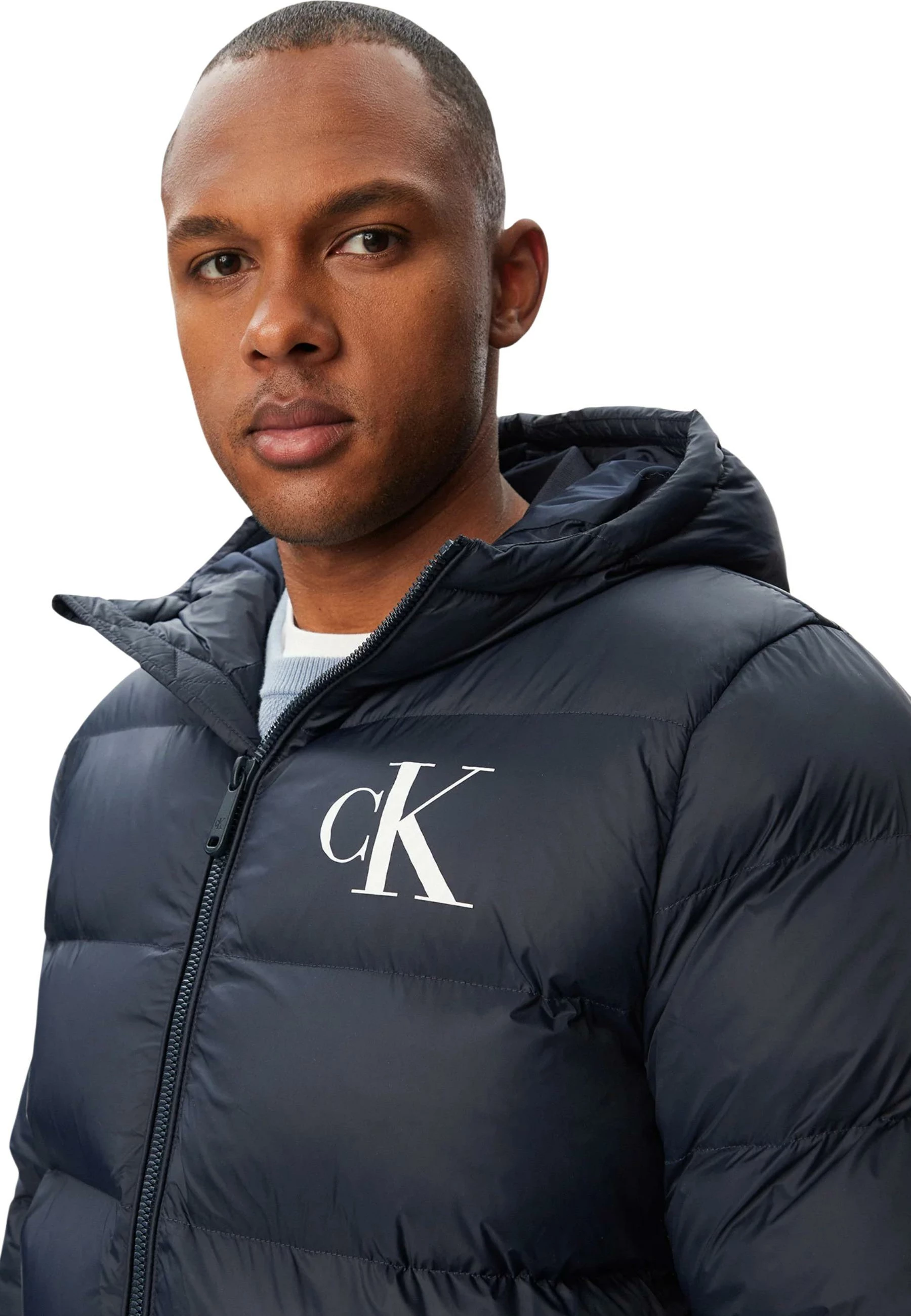 Jakne pufer për meshkuj Calvin Klein Jeans LV04RG513G, e kaltër [Madhësia: S]
