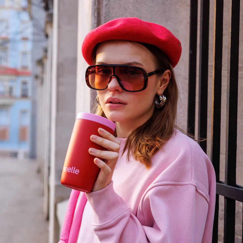 Bounce Coffee Mug Red, 350 ml