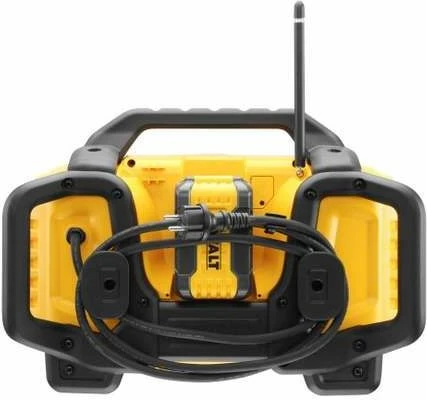 Radio kantieri DeWalt DCR027 DAB+ FM Bluetooth, karikues XR 18V/54V, 4 altoparlantë, verdhë/zi