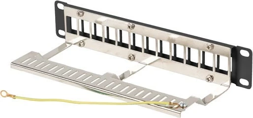 Patch panel LANBERG 12 porta, 1U, 10", i zi