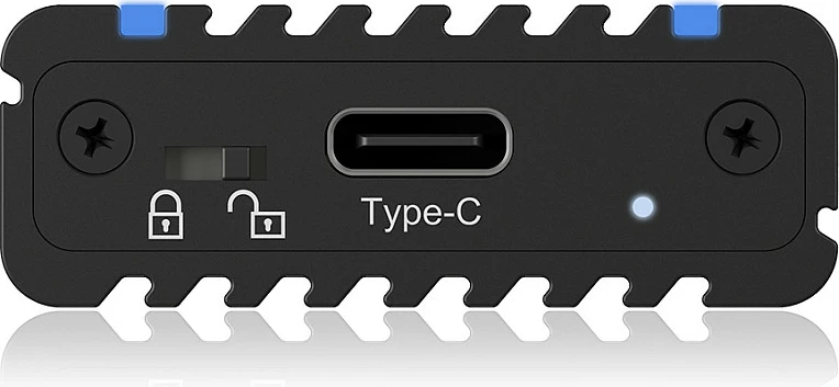 Kasë SSD ICY BOX IB-1824ML-C31, M.2, PCI Express 3.0, 10 Gbit/s, USB, E zezë