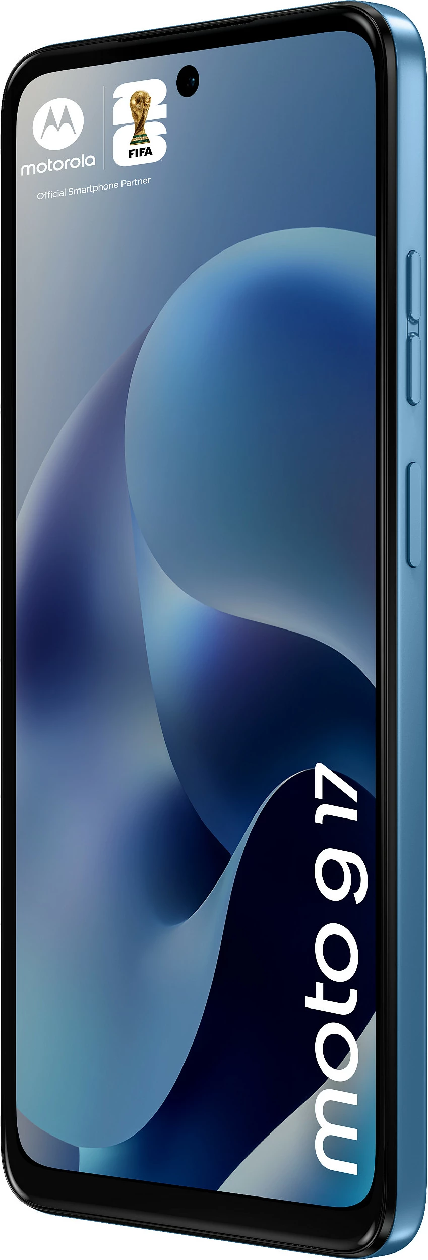 Celular Motorola moto g17, 4GB RAM, 128GB, Dual SIM, 4G, Android 15, blu Alaskan