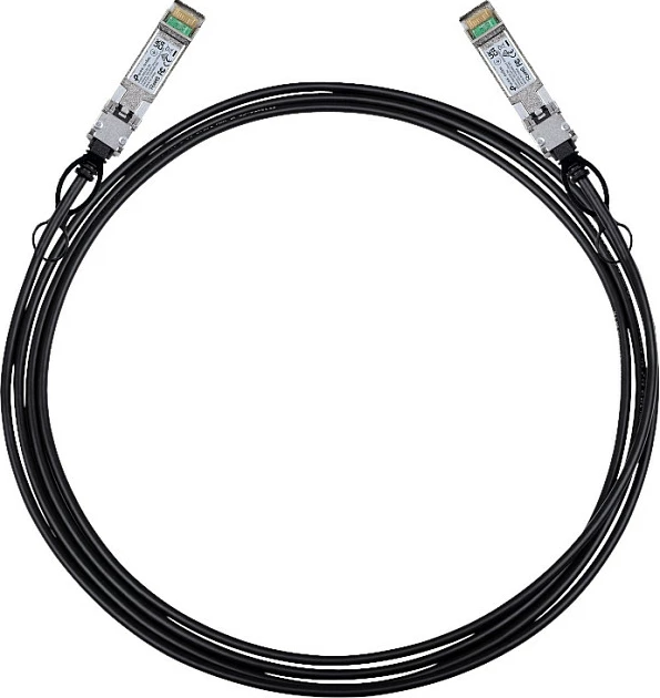 Kabllo DAC TP-Link 3 m, 10G SFP+, e zezë