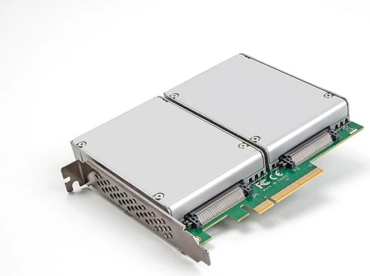 Kartë zgjerimi PCIe DeLOCK PCIe 4.0 x8, 2x U.2 NVMe SFF-8639, bifurcation