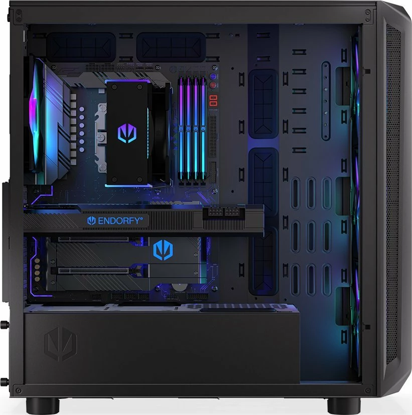 Kasë Endorfy Arx 700 ARGB EY2A013 Midi Tower ATX, 4x 140mm ARGB PWM, USB-C, e zezë