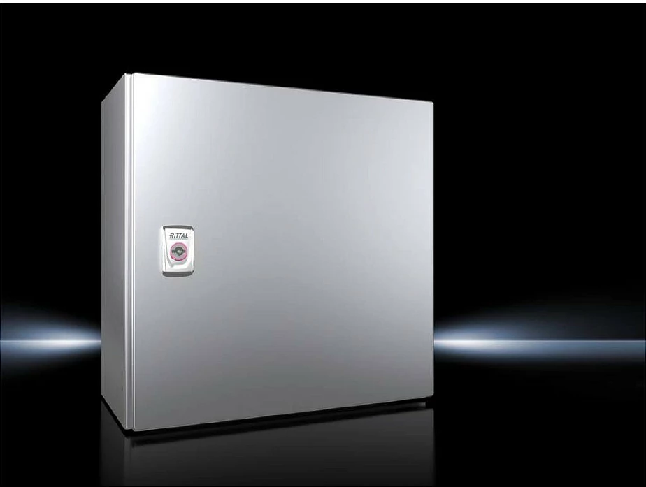 Kabinet elektrik Rittal AX 1006000, inox, IP66, 380x380x210 mm, i bardhë