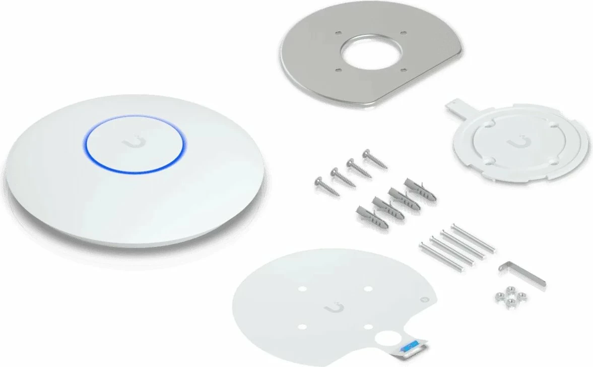 Pikë aksesi Ubiquiti U7 Lite Wi‑Fi 7, Mesh, PoE+, 2.5GbE, e bardhë