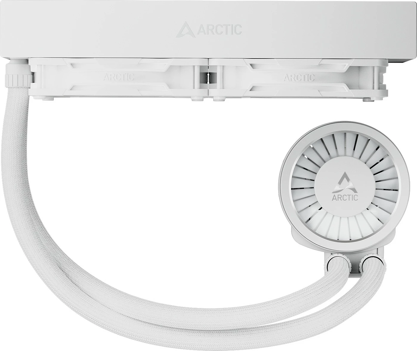 Ftohës i lëngshëm AIO për CPU ARCTIC III Pro 240 A-RGB, radiator 240mm, i bardhë