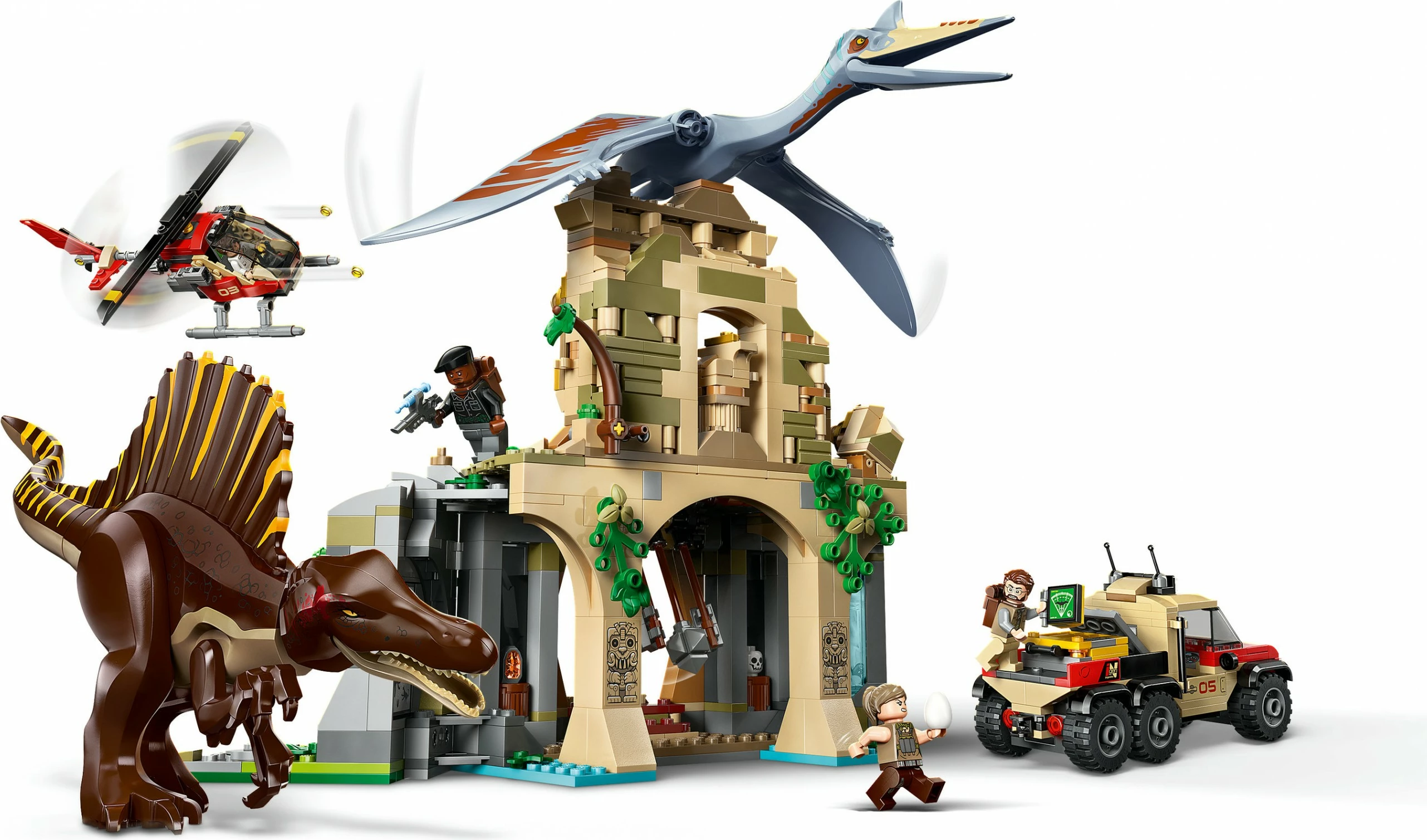 Set ndërtimi LEGO Jurassic World 76976, 984 pjesë, shumëngjyrësh