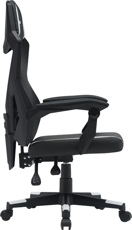 Karrige gaming CANYON Flow MCH01 mesh, 120 kg, e zezë/bardhë