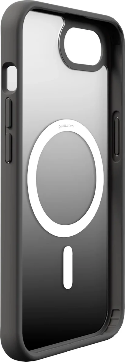 Mbështjellës Puro Gradient MagSafe për iPhone 16e, TPU, i zi