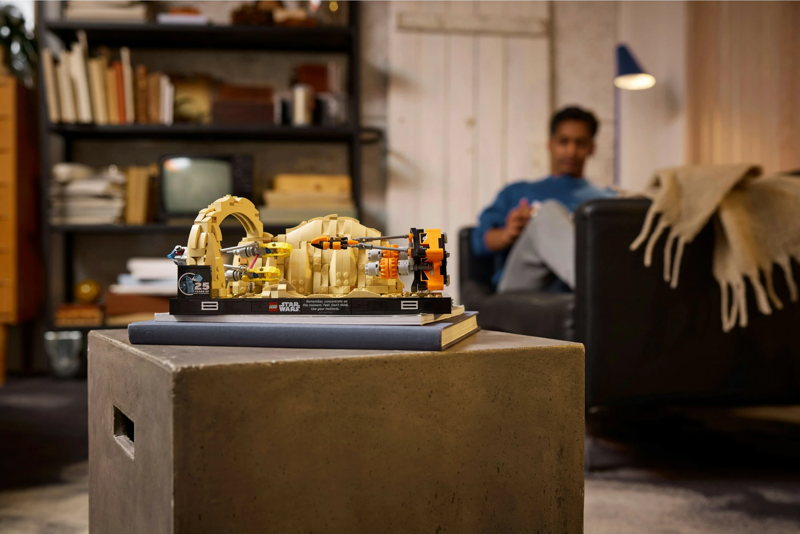 Set ndërtimi LEGO Mos Espa Podrace Diorama, 718 pjesë, shumëngjyrësh