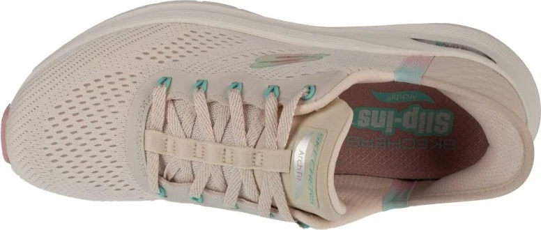 Atlete Skechers për femra, bezhë [Madhësia: 40]