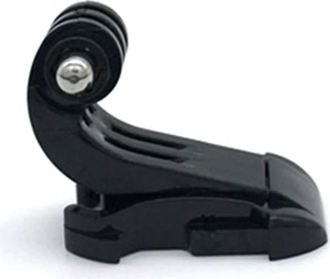 Mbajtës gjoksi për kamera sportive, Hurtel, 360° tripod rrotullues, qëndrim telefoni, i rregullueshëm, e zezë