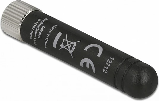 Antenë DeLOCK 12712, 433 MHz, SMA Female, -0.5 dBi, e zezë