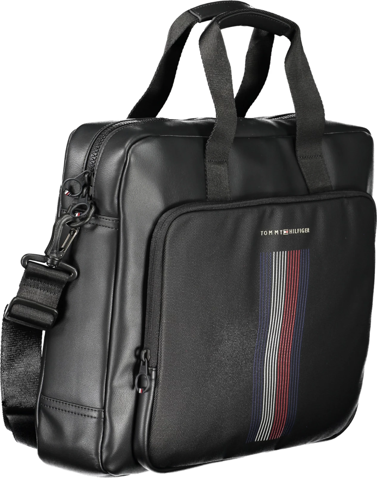 Çantë pune TOMMY HILFIGER për meshkuj, e zezë
