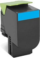 Toner Lexmark 80C2HCE, XL High Yield 3000 faqe, Cyan
