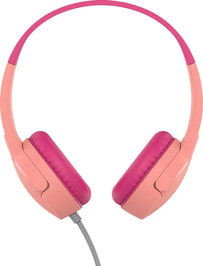 Kufje Belkin SoundForm Mini, me kabllo, për thirrje/muzikë/sport/çdo ditë, rozë