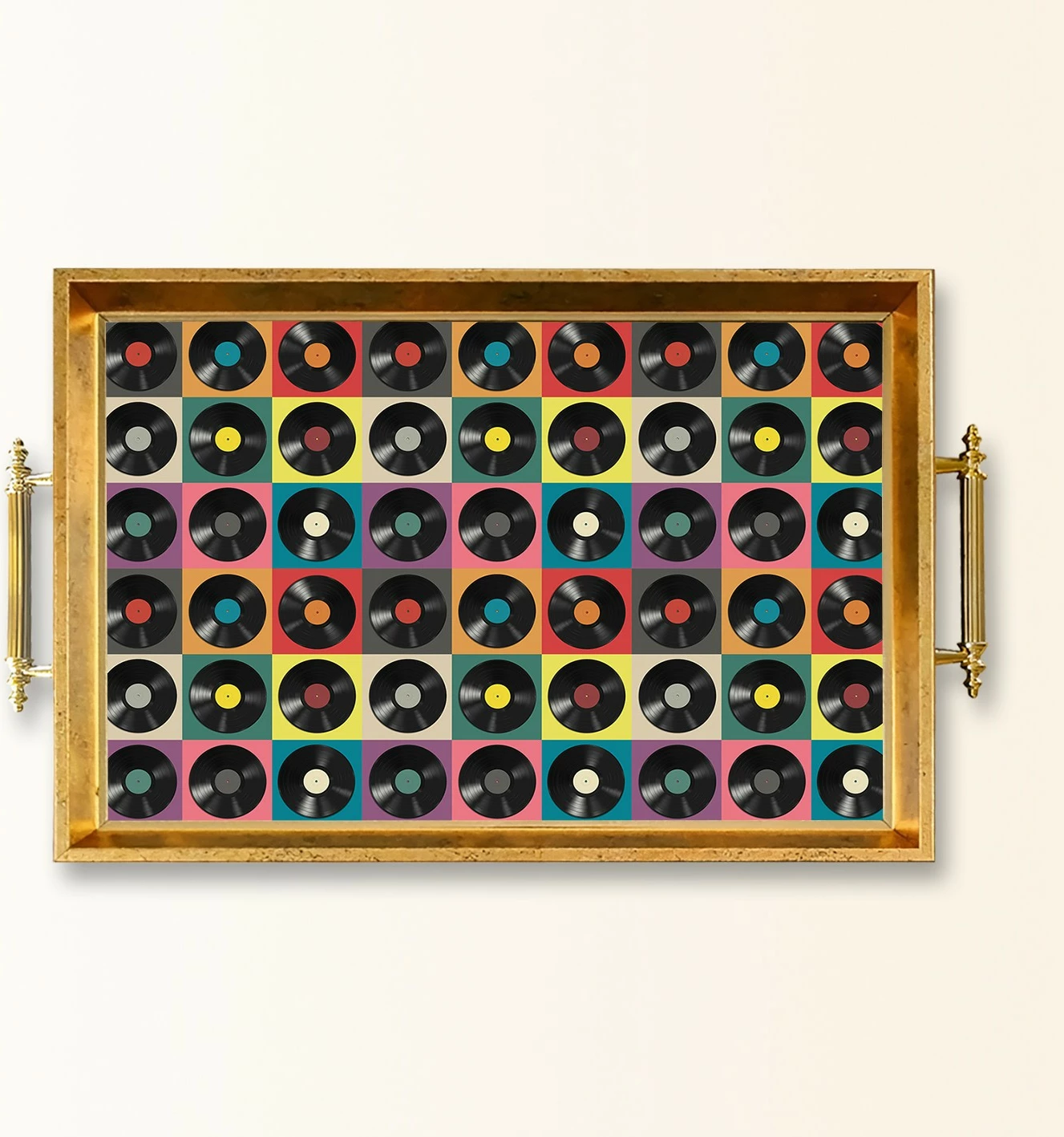 Tabaka qelqi Aberto Design, shumëngjyrëshe, TPEA9904, 50x29x3.5 cm