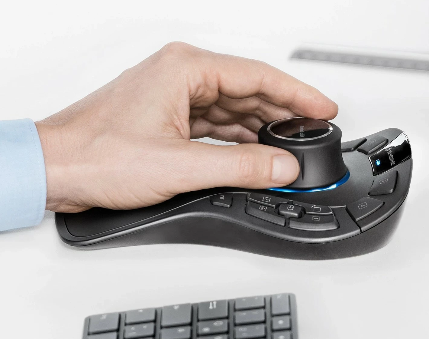 Maus 3D 3Dconnexion SpaceMouse Pro Wireless, Bluetooth, 15 butona, i zi