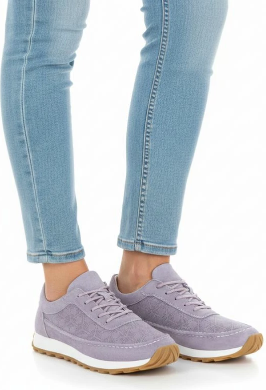 Këpucë lëkure për femra Sergio Leone SP001, vjollcë