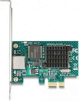 Kartelë rrjeti DeLOCK PCIe x1 Gigabit LAN RJ45, gri