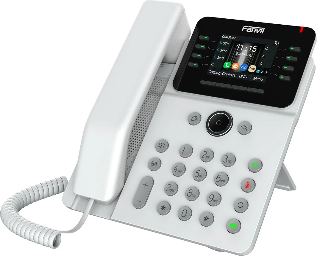 Telefon IP Fanvil V62G, 12 linja, 1000 hyrje, i zi