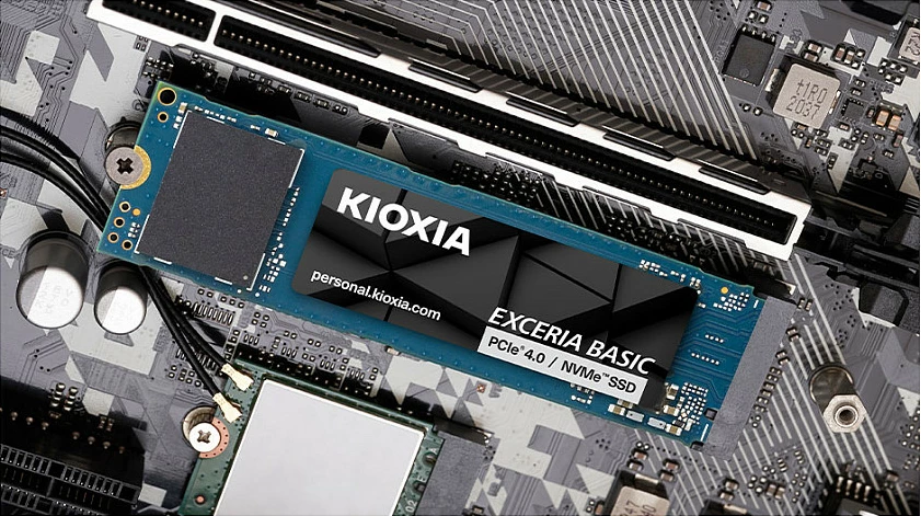 SSD interne Kioxia EXCERIA BASIC LSF10Z002TG8, 2TB, M.2 2280, PCIe 4.0 NVMe