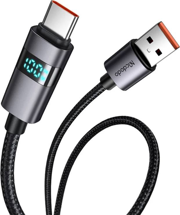 Kabllo USB-A në USB-C Mcdodo CA-6520, 1.2m, e zezë