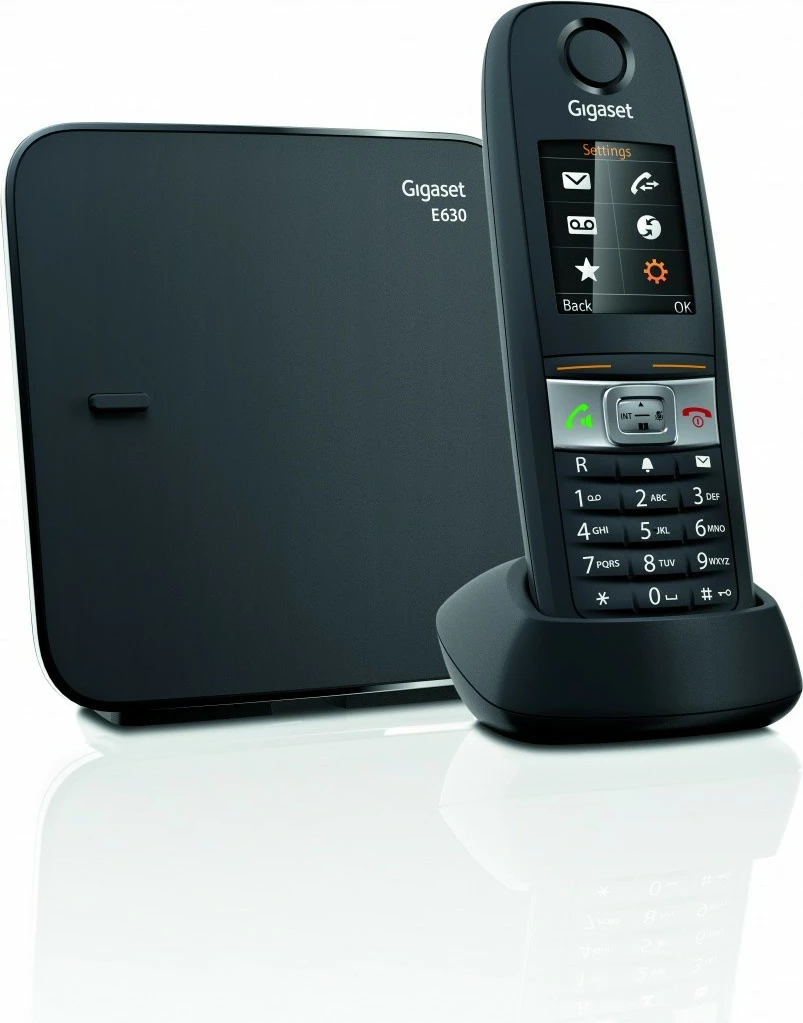Telefon pa tela Gigaset E630, i zi