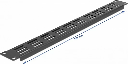Panel mbulues ventiluese DeLOCK 19" 1U, metal, i zi