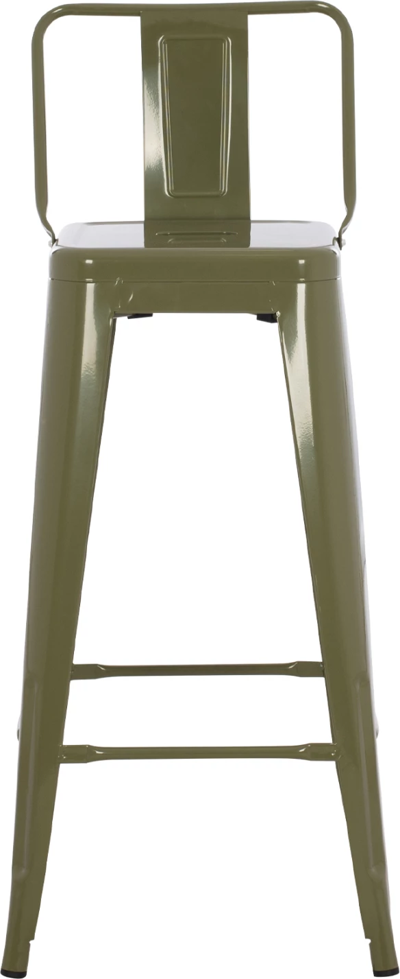 Karrige për bar MELITA-PRO FH8642.41 metalike, ngjyrë e bardhë mat, 43x43x78H cm