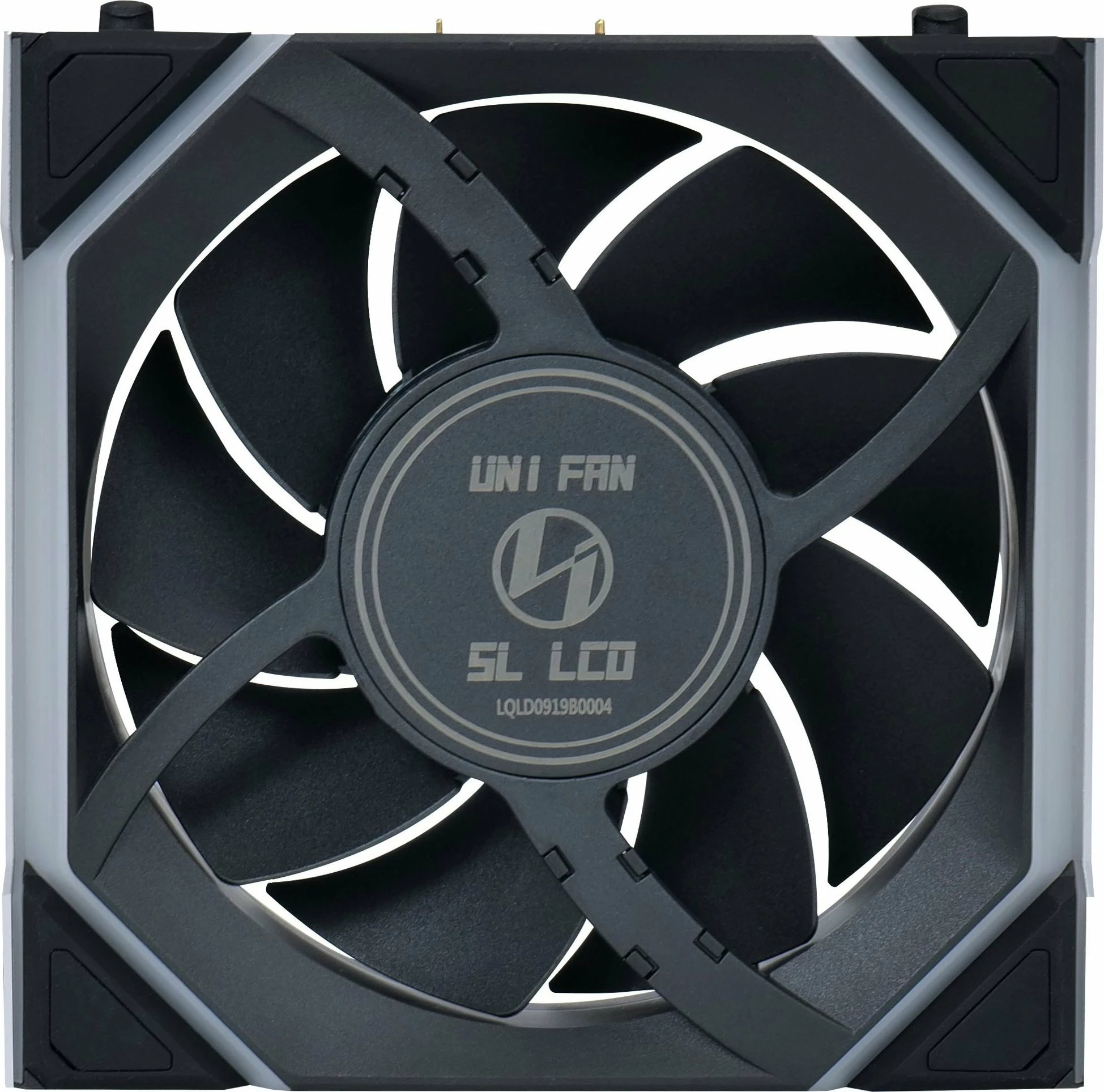 Ventilator kompjuteri Lian Li UNI FAN SL Wireless LCD 120, 120mm ARGB, LCD 1.6\", 4-pin PWM, 1900rpm, i zi, 1 copë (12SLLCD1W1B)