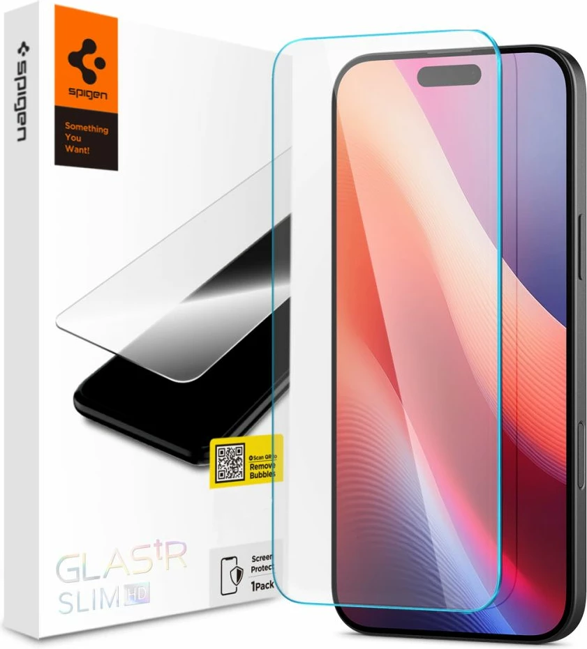 Xham mbrojtës Spigen Glas.tR Slim për iPhone 16 Pro Max, 2 copë