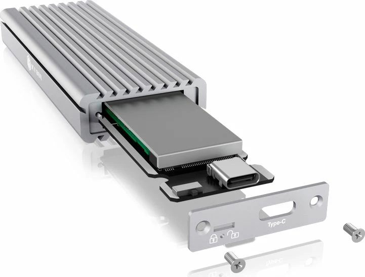 Kasë eksterne për SSD M.2 NVMe Icy Box IB-1817Ma-C31, USB-C 3.2 Gen 2, 10Gb/s, alumini, argjendtë 3