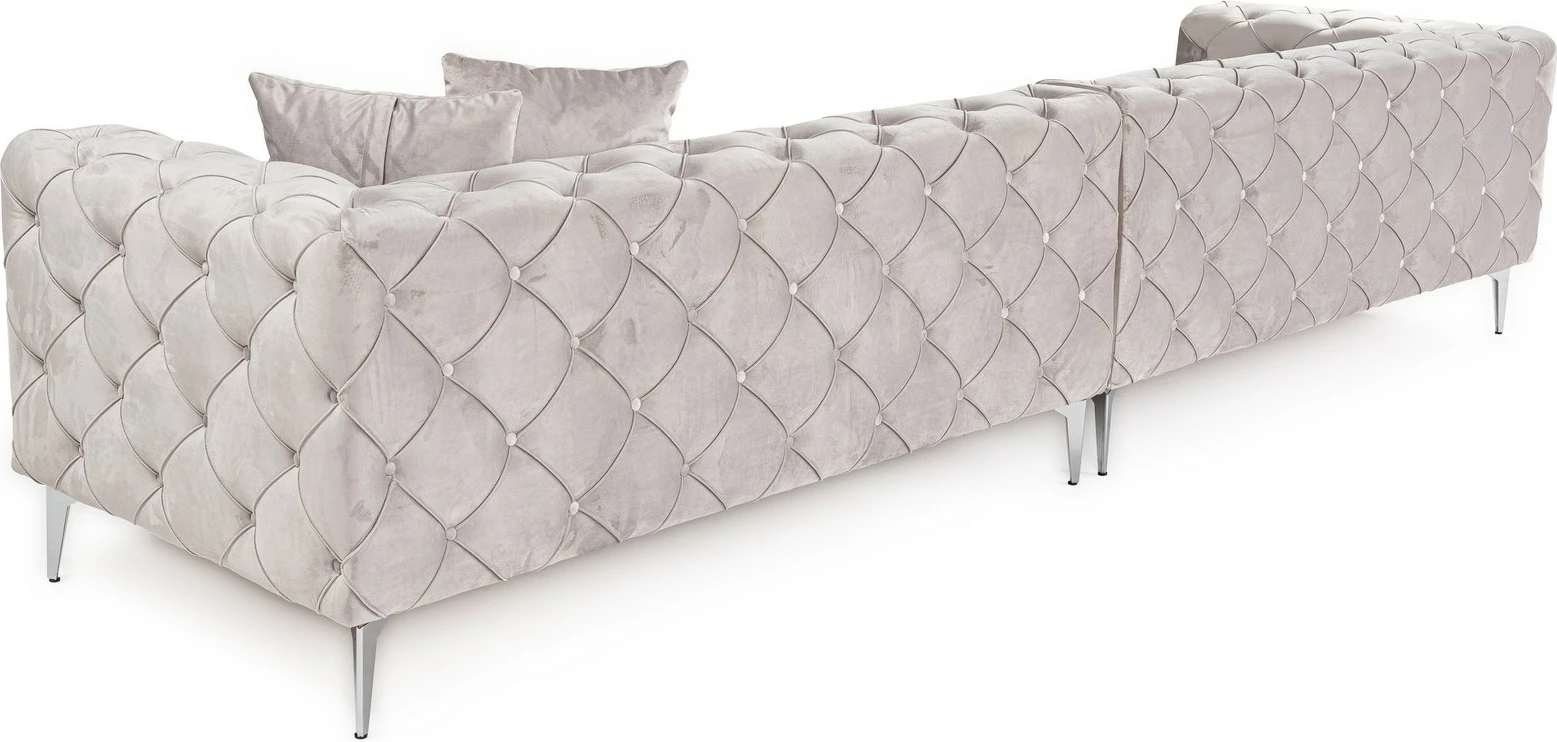 Divan katër vendesh Atelier del Sofa, Como, ngjyrë gri e çelët