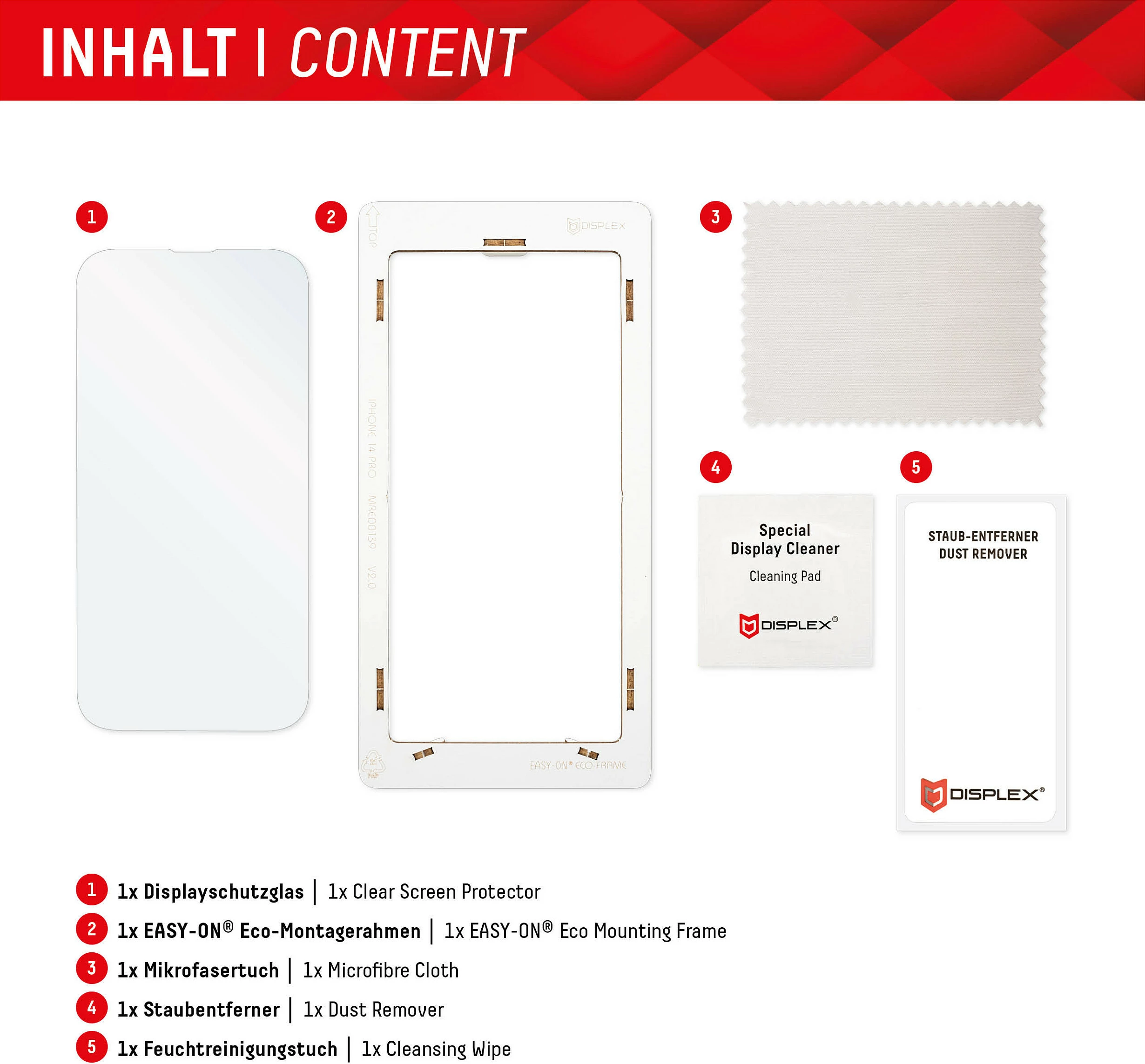 Xham mbrojtës ekrani Displex Real Glass 10H për Samsung Galaxy A54 5G, transparent