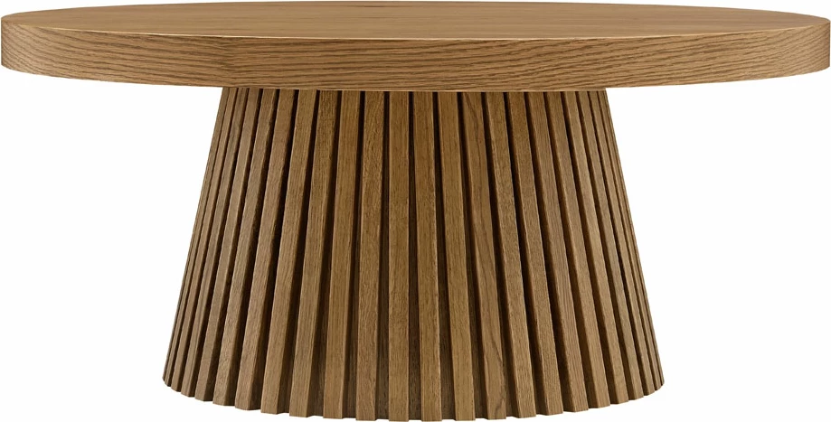 Tavolinë kafeje FORESTA, natyrale, 90x90x40 cm