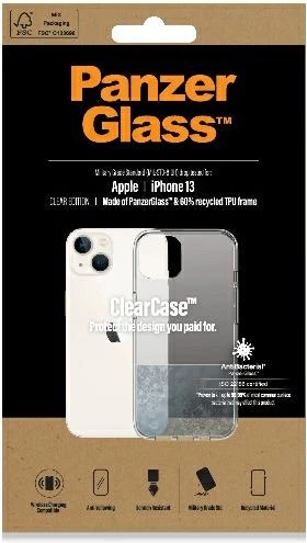 Mbështjellës PanzerGlass ClearCase për iPhone 13/14/15, transparent