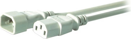 Kabllo rryme EFB Elektronik EK507.3, IEC C14 në C13, 3 m, gri