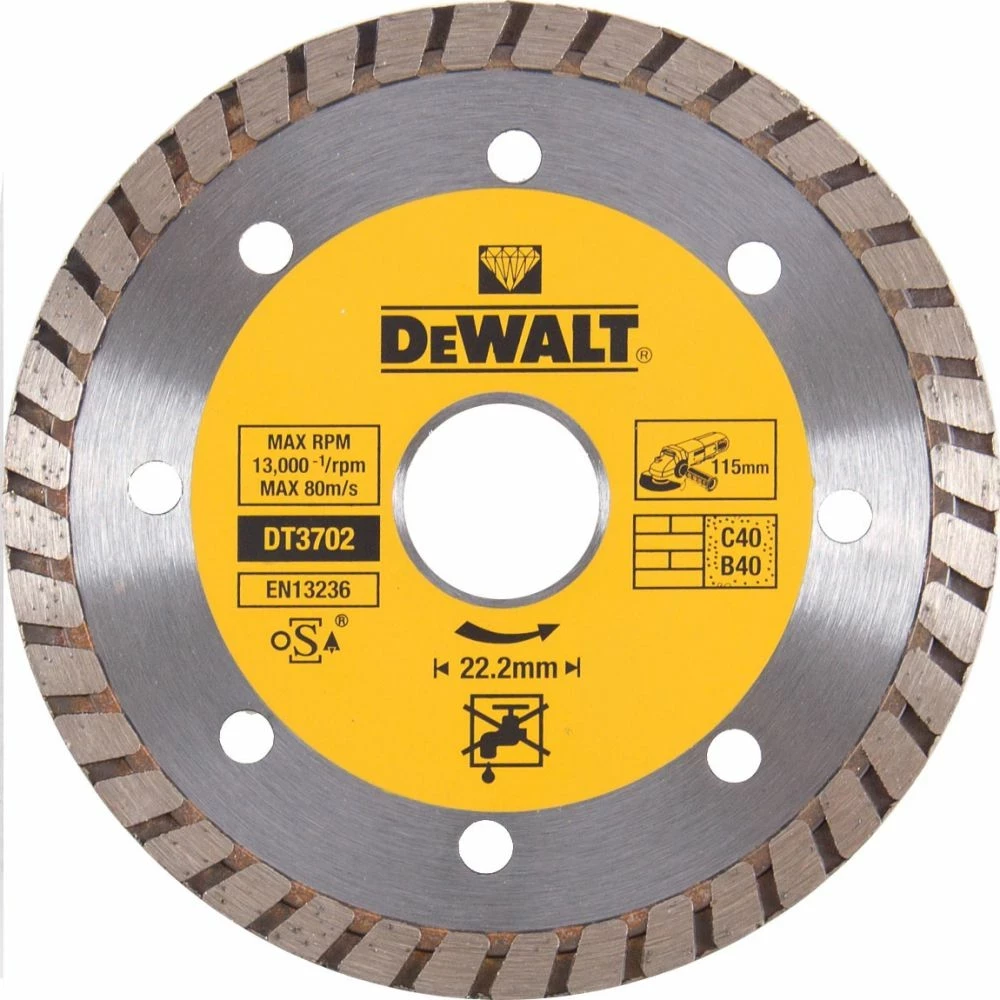 Disk prerës diamant DeWalt DT3702 115mm 22.2mm