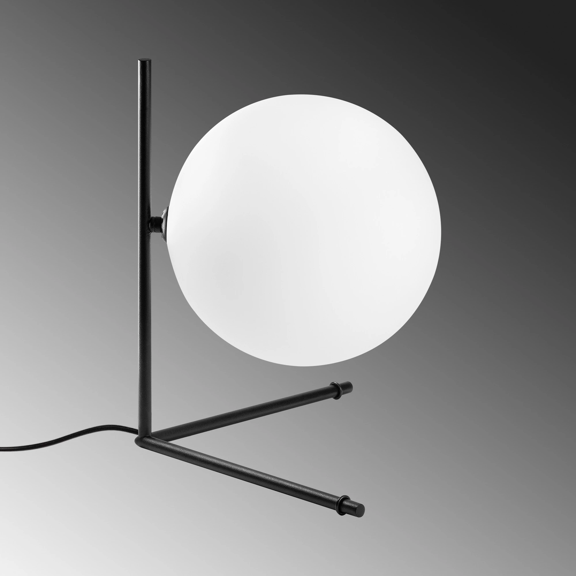 Llambë tavoline Opviq, Luminar - 14170, ngjyrë e zezë