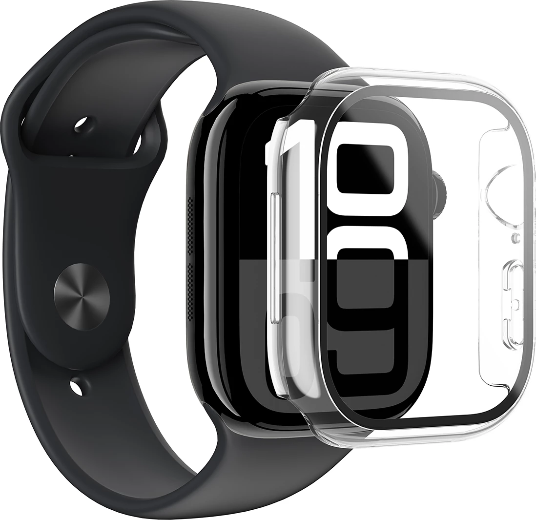 Mbështjellës AmazingThing Radix Glass për Apple Watch 42mm, Transparent