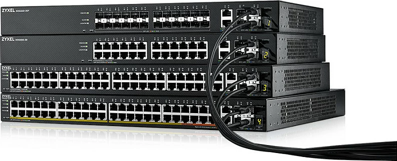Switch Zyxel XGS2220-30F, 26+4P, 10G Ethernet