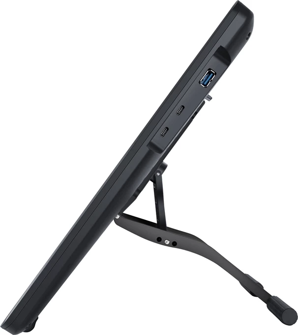 Tablet grafik Huion Kamvas 22 Plus GS2202, 21.5", Full HD, stilolaps PW517, gri e errët